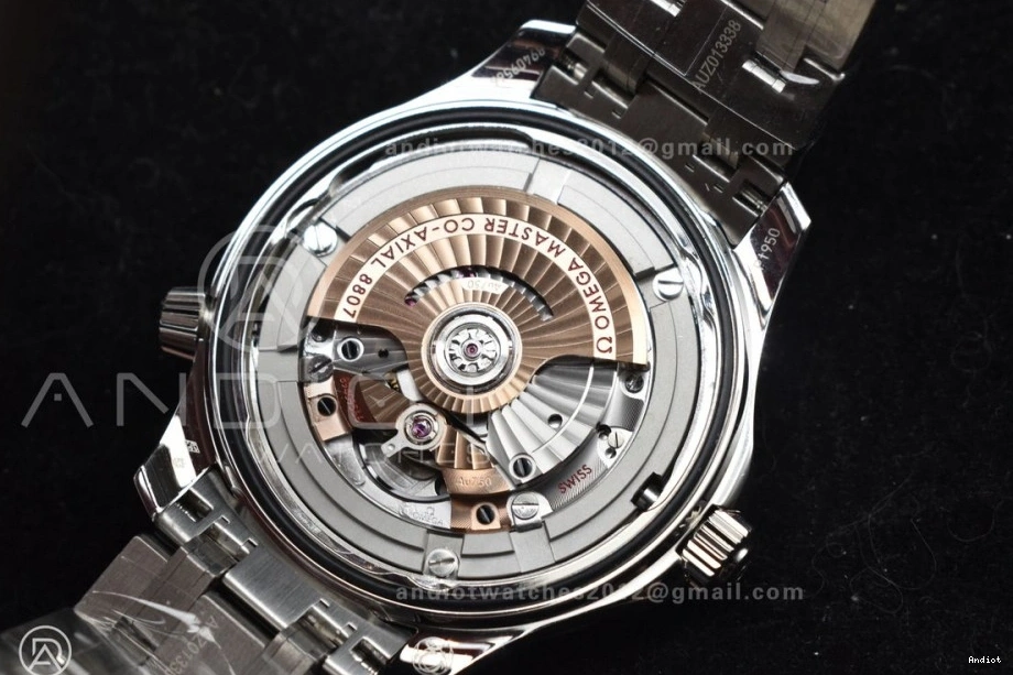 Dial A8807 VSF 300M 1:1 Edition Seamaster Platinum SS on Gray Best Bracelet 007 0405